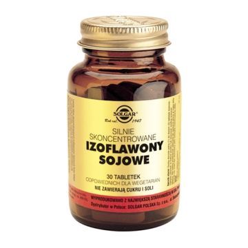 Solgar Izoflawony sojowe skoncentr., tabl., 30 szt