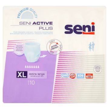 Seni Active Plus, majtki chłonne, rozmiar XL, 10 szt.