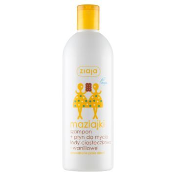 Ziaja Maziajki,szamp.+plyn,d/mycia,lody ciast-wanil., 400 ml