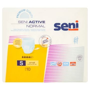 Seni Active Normal, majtki chłonne, rozmiar S, 10 szt.