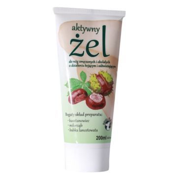 Aktywny, zel, do nog zmeczonych,dzial.kojac,odswiez,200 ml