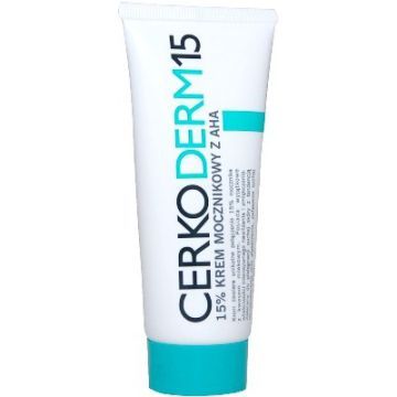 Cerkoderm 15 15%, krem, mocznikowy z AHA, 125 ml
