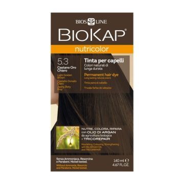 Biokap Nutricolor, farba,d/wl., 5.3,jasny zloty braz, 140 ml
