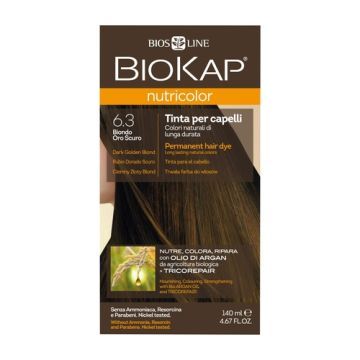 Biokap Nutricolor, farba,d/wl., 6.3,ciemny zloty blond,140ml