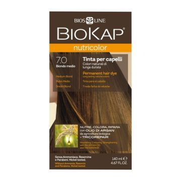 Biokap Nutricolor, farba,d/wl., 7.0,sredni blond, 140 ml