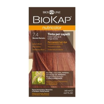 Biokap Nutricolor, farba,d/wl., 7.4,kasztanowy blond, 140 ml