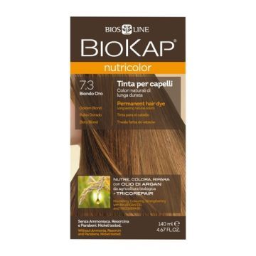 Biokap Nutricolor, farba,d/wl., 7.3,zloty blond, 140 ml