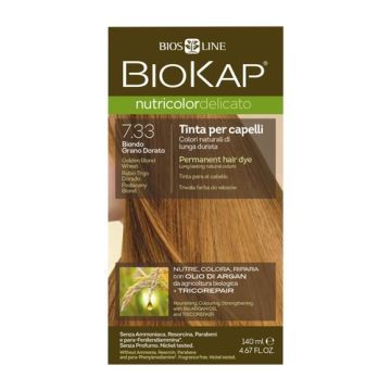 Biokap Nutricolor Delic, farba,d/wl,7.33,pozlac.blond,140ml
