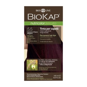 Biokap Nutricolor Delic, farba,d/wl,5.5,mah.j.braz,140 ml