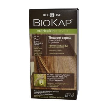 Biokap Nutricolor Delic, farba,d/wl,9.3,b.jas.zl.blond,140ml