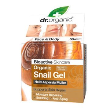 Dr Organic Snail Gel, zel, do twarzy, 50 ml