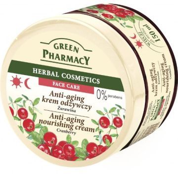 Green Pharm.,krem,anti-aging,odzyw.,Zurawina, 150 ml