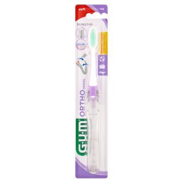Gum OrthoTravel, ortodontyczna szczoteczka podróżna, 1 szt.