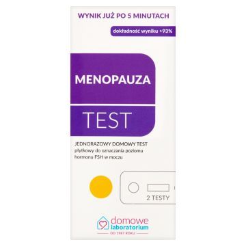Menopauza, test, plytkowy, 1 op (2 testy)