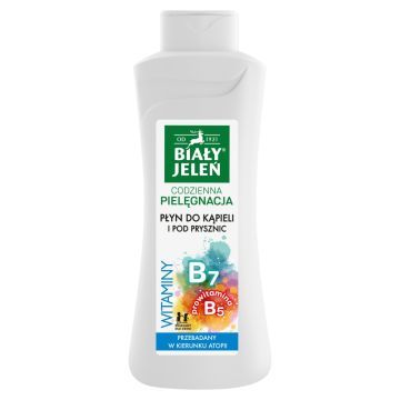 Bialy Jelen,plyn d/kap.,p/prysznic,z witaminami A,E,F, 750ml