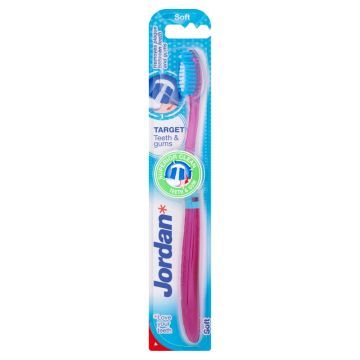 Jordan Target Teeth&Gums, szczoteczka soft, 1 szt