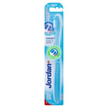 Jordan Target Teeth&Gums, szczoteczka hard, 1 szt.