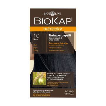 Biokap Nutricolor, farba,d/wl., 1.0,czarny, 140 ml