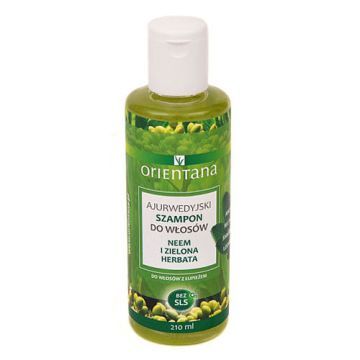 Orientana, szamp.,ajurwed.,neem,zielona herbata,210 ml