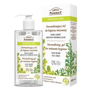Green Pharm.,zel,d/hig.int.,normaliz,k.debu,drz.herb,300 ml