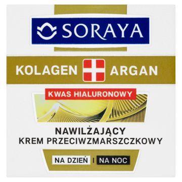 Soraya Kolag+Argan, krem,nawilzajacy,p/zmarszczkowy, 50 ml