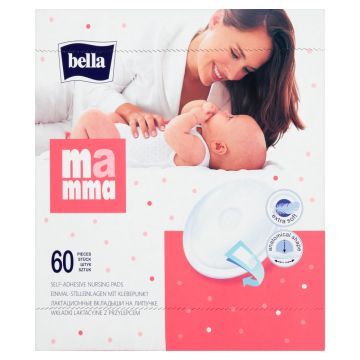 Bella Mamma, wkładki laktacyjne z przylepcem, 60 szt.