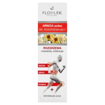 Flos-Lek Arnica Active, zel, rozgrzew., 200 ml