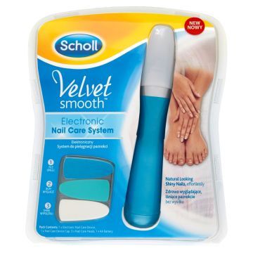 Scholl Velvet Smooth, elektroniczny system do pielęgnacji paznokci, 1 szt.