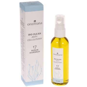 Orientana Bio, olejek, antycellul., rosliny ajurwedy, 100 ml