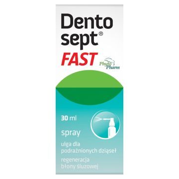 Dentosept Fast, spray, ulga dla podrażnionych dziąseł, 30 ml