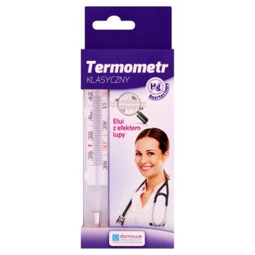 Termometr, lekar.szkl., CRW00, klasyczny