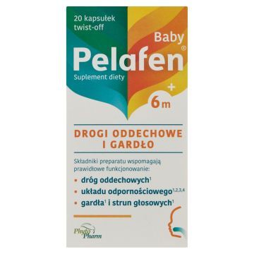 Pelafen Baby 6m+, kapsułki twist-off, 20 szt.