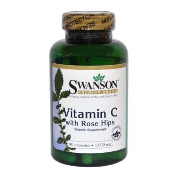 Witamina C z dzika roza, 1000 mg, kaps., 90 szt