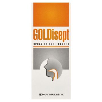 GOLDisept, spray do ust i gardła, 25 ml