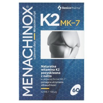 Menachinox K2, kapsułki miękkie, 60 szt.