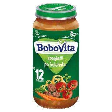 BoboVita, spaghetti po bolońsku, 12 m+, 250 g