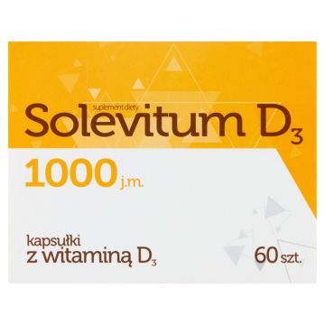 Solevitum D3 1000, kaps., 60 szt
