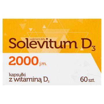 Solevitum D3 2000, kaps., 60 szt