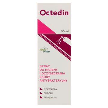 Octedin, spray do pielęgnacji i ochrony skóry, antybakteryjny, 50 ml