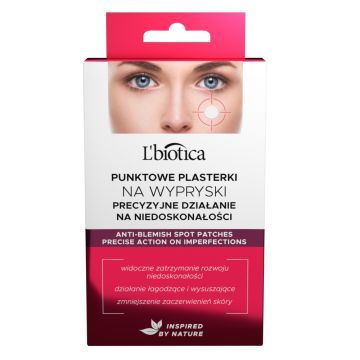 L`Biotica, plast.,punktowe,na wypryski, 3x12szt