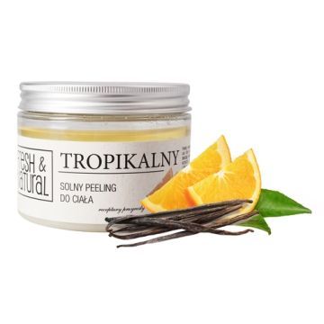 Fresh&Natural, peeling, solny, tropikalny, 550 g