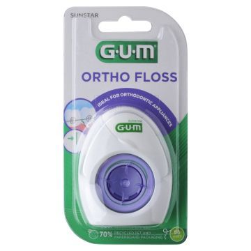 Gum Ortho Floss, nić dentystyczna ortodontyczna, 50 odcinków
