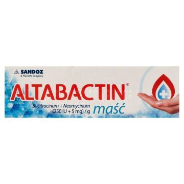 Altabactin, (250 IU+5 mg)/g, maść, 5 g
