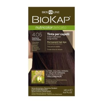 Biokap Nutricolor Delic, farba,d/wl,4.05,czekol.kaszt.,140ml