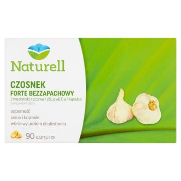 Naturell Czosnek forte bezzapachowy, kapsułki, 90 szt.