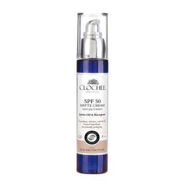 Clochee, krem, matujacy, SPF 50, 50 ml