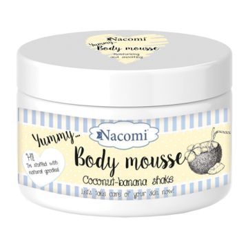 Nacomi, mus, do ciala, bananowo-kokosowy shake,180 ml