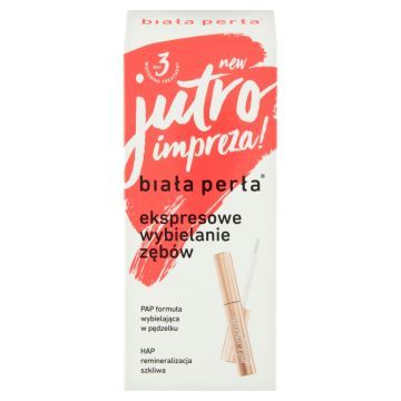 Biała Perła Jutro Impreza, ekspresowe wybielanie zębów, 1 zestaw