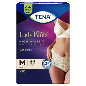 Majtki chłonne TENA Lady Pants Plus Creme, rozmiar M, 30 szt.