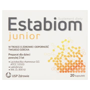 Estabiom junior, kapsułki, 20 szt.
